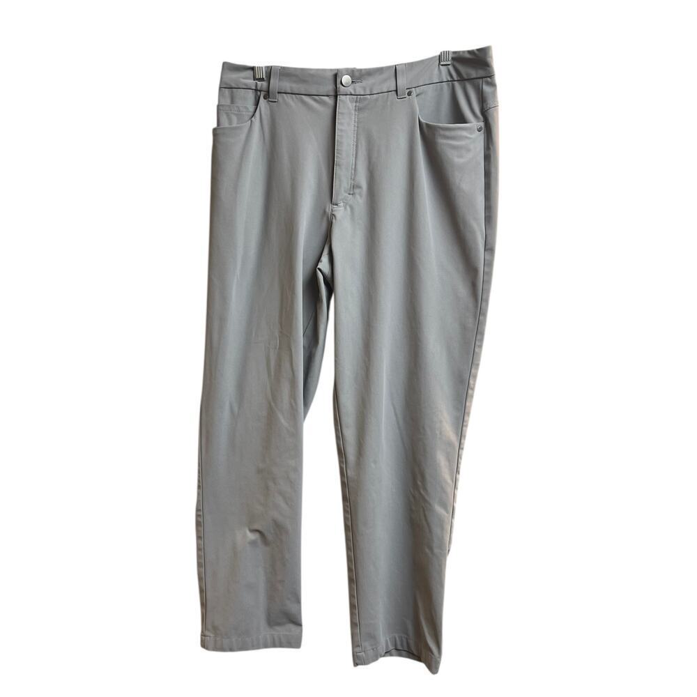 VRST Chino Golf Pants Casual Athletic Fit Stretch Men's 36x32 Gray75